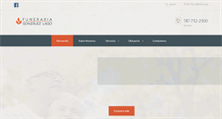 Desktop Screenshot of funerariagonzalezlago.com